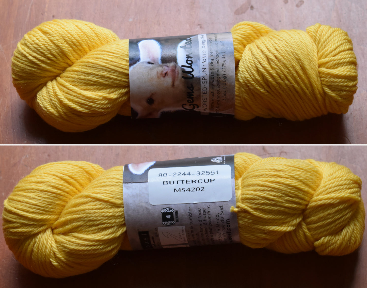 Worsted Merino Yarns - 100 gms - 175 yds 160 m