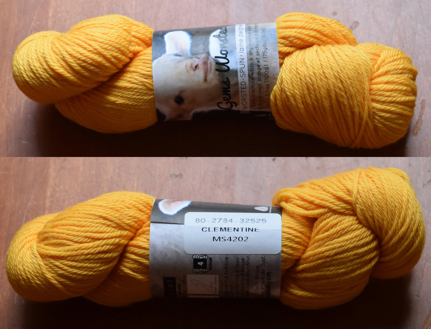 Worsted Merino Yarns - 100 gms - 175 yds 160 m