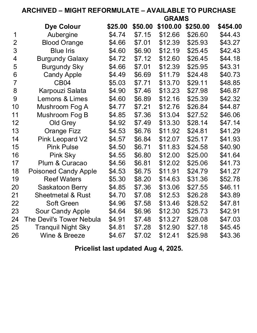 Xed - Archived Colours