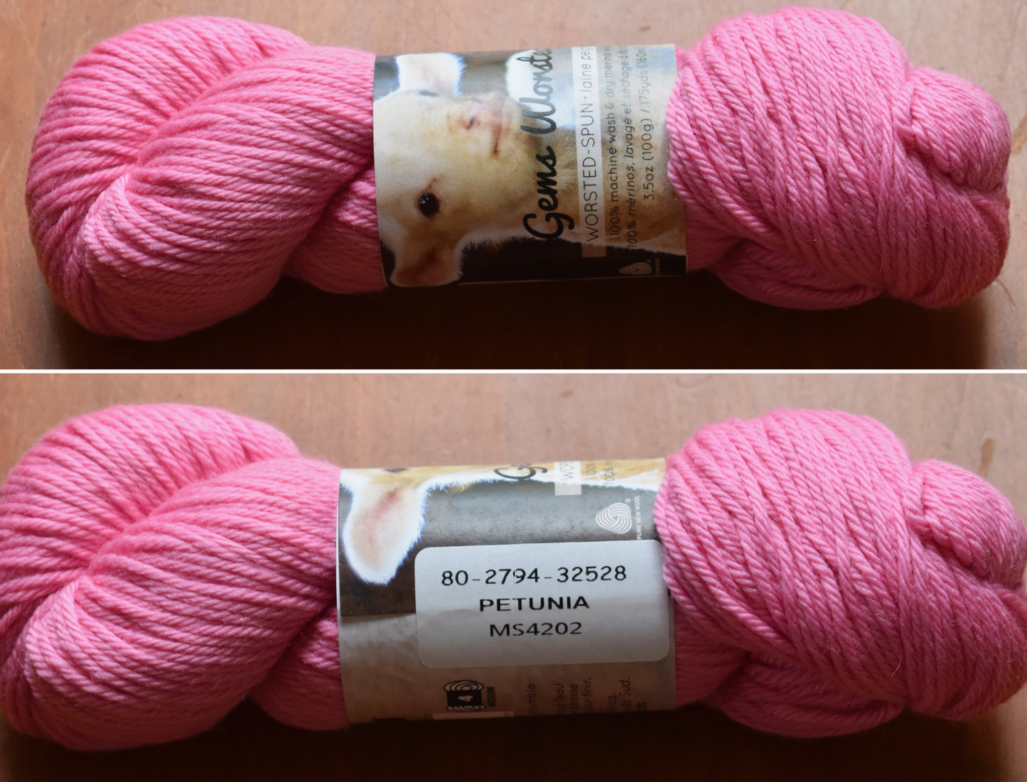 Worsted Merino Yarns - 100 gms - 175 yds 160 m